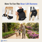 Sidekick Dog Lift Harness for Back Legs | Rear Support Sling for Hind Leg