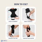 Knuckling correction brace