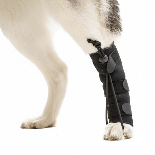 Sidekick dog knuckling correction brace for paw drag